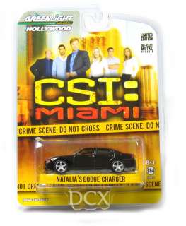   Hollywood Diecast CSI Miami Natalias Dodge Charger 1/64 Scale