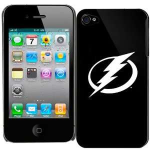  NHL Tampa Bay Lightning iPhone 4 Hardshell Case   Black 