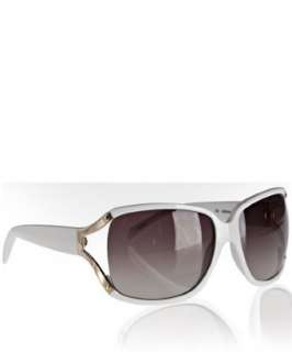 Kate Spade white acrylic Veronica cut out sunglasses   up to 