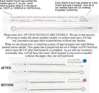 100 Round Shader Premade Sterilized Tattoo Needle  