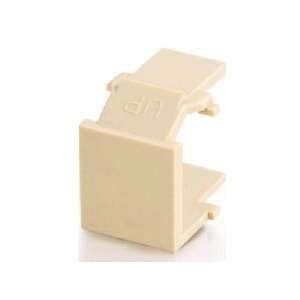  CABLES TO GO SNAP IN BLANK KEYSTONE INSERT MODULE IVORY 