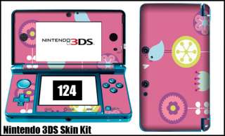 Nintendo 3DS Graphic Vinyl Skin Kit Works With Case or cover #124 Bird 