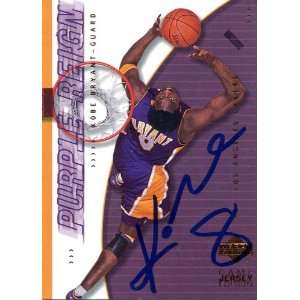 Kobe Bryant Autographed 2001 Upper Deck Card   Signed NBA Basketball 
