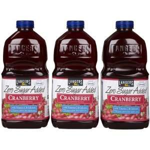  Langers Zero Sugar Added Cranberry Cocktail Juice, 64 oz 