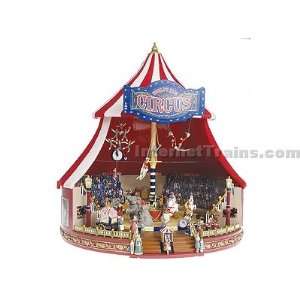   Christmas Worlds Fair Animated Music Box   Big Top Tent Toys & Games