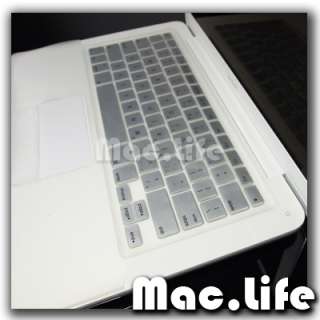FULL SILVER Silicone Keyboard Skin Cover for Old Macbook White 13 