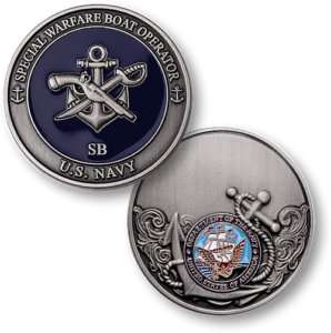 UNITED STATES NAVY SPECIAL WARFARE BOAT OPERATOR  COIN  
