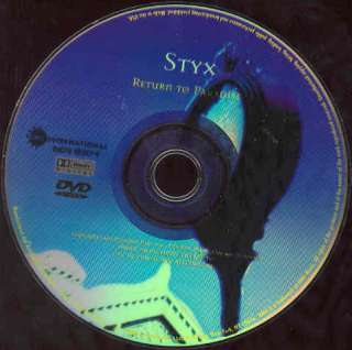 Styx Music DVD Return To Paradise  