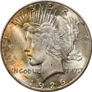   PCGS MS65 CAC Peace Liberty Head Silver Dollar 