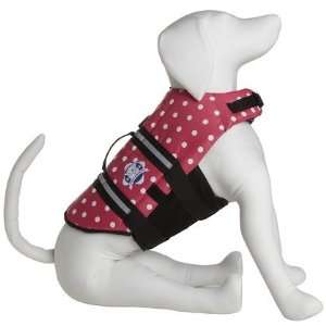 Paws Aboard Doggy Life Jacket   Pink Polka Dot   XX Small (Quantity of 