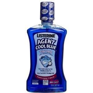  Listerine Agent Cool Blue Tinting Rinse Bubble Blast 16.9 