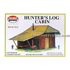    Model Power HO Scale Hunters Log Cabin Building Kit Toys & Games