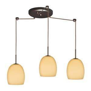 Besa Lighting 3JCW 1697 Lucia 3 Light Energy Efficient Round Island 