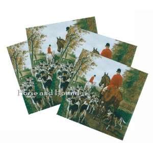    Foxhunting Paper Napkins   Luncheon