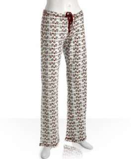 Scanty cherry jersey Mistletoe drawstring pajama pants   up 