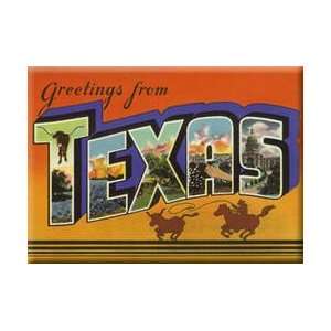  Texas   Magnets   Greetings From Texas Magnet Everything 