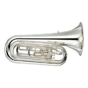   YBB 105MSWC 3/4 BBb Convertible Tuba, silver Musical Instruments