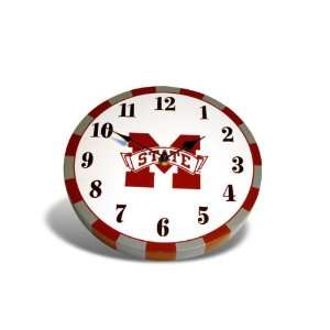  Mississippi State Bulldogs Mascot Wooden Clock Sports 