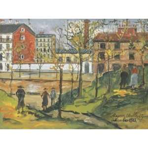 FRAMED oil paintings   Maurice Utrillo   24 x 18 inches   Characters 