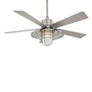  54 RAINMAN WET FAN   Brushed Nickel Wet