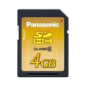    Panasonic 4GB SD High Capacity Memory Card Class 6 Electronics