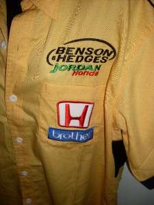 JORDAN HONDA BENSON AND HEDGES OFFICAL PIT SHIRT VGC XL  