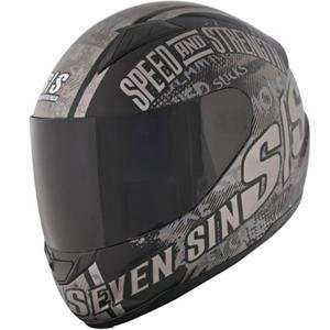   and Strength SS1500 Seven Sins Helmet   X Small/Black Automotive