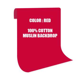 Red PHOTOGRAPHY Muslin Backdrop Stand Background 847263074788  