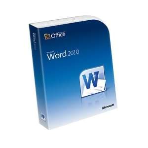    Microsoft Corporation    Microsoft Word 2010 Software