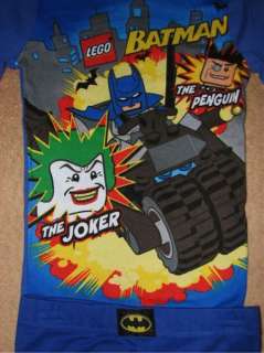 BATMAN LEGO *Dark Knight*Joker* Navy L/S Pajamas NWT 8  