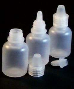 10 ml LDPE Squeezable Plastic Dropper Bottles #25  