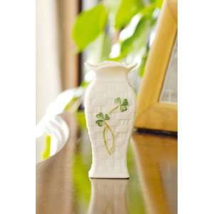  Belleek MINI VASE SQ B3145 SQUARE MINIATURE VASE