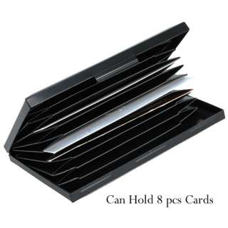   can store 8 cards 2 material aluminum plastic 3 dimensions 3 78 x 2 52
