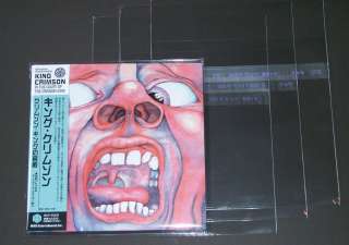 100 JAPAN RESEALABLE OUTER PLASTIC SLEEVE MINI LP CD  