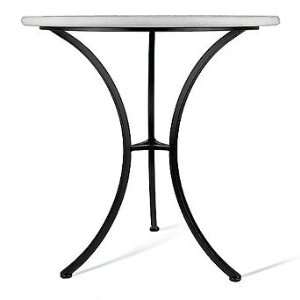  Torino Round High Outdoor Dining Table   Black, 36 Round 
