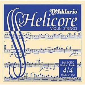   Helicore Violin Strings A string, 4/4, light Musical Instruments