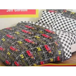  NASCAR Hot Tracks #24 Jeff Gordon Full Bedding Comforter 
