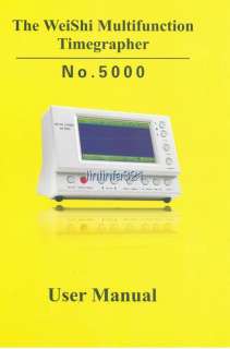   Coaxial LCD Timing Multifunction Timegrapher no.5000 + Thermal Printer