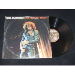 Neil Diamond Hot August Night   Hand Signed Autographed Record Album 