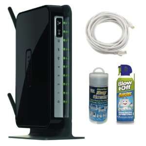  Netgear DGN2200 N300 Wireless ADSL2+ Modem Router + 14FT 