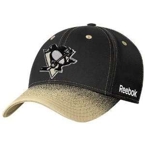   Penguins Youth Black Gradiated Flex Fit Hat