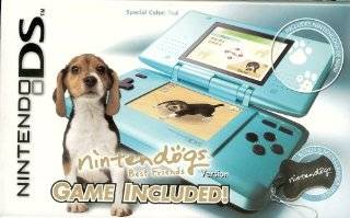 Nintendo DS Teal with Nintendogs Best Friends Bundle by Nintendo