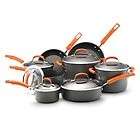 Rachael Ray Hard Anodized II Nonstick Dishwasher Safe Cookware Set, 14 