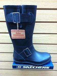 Women Skechers47625 Umbrella Rain Boots Size 5 to 10 Fast Shipping New 