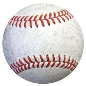 Old Timers (36 Sigs) Autographed/Hand Signed NL Feeney Baseball Mantle 