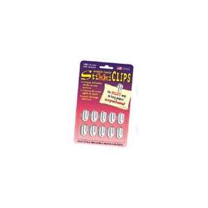  Stikkiclips 30 White Clips Per Pkg. Toys & Games