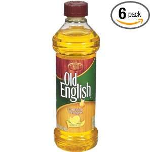  Old English Lemon Oil, 16 Ounce Bottles (Pack of 6 