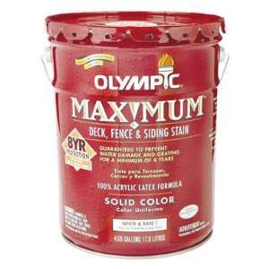  Olympic Ppg Architectural 79611A/05 Maximum Solid Color Latex Stain 