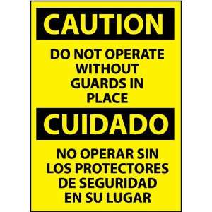 SIGNS NO OPERAR SIN LOS PROTECTORES DO NOT OPE