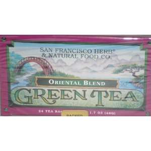   & Natural Food Co., Oriental Blend Green Tea   24 Tea Bags   Premium